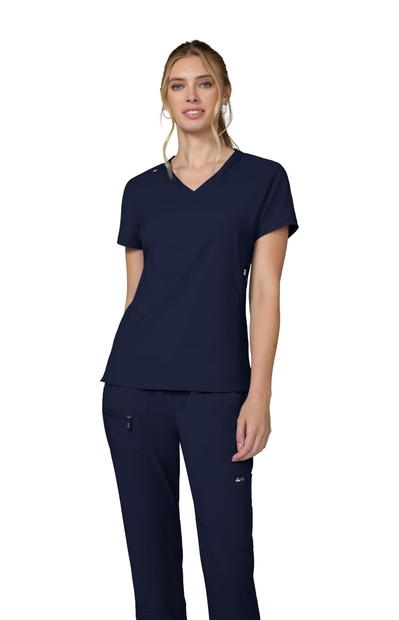 KOI Lite 316 Philosophy Top (Navy, Medium) - Image 1